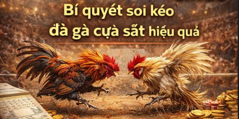 Bí quyết soi kèo đá gà cựa sắt hiệu quả